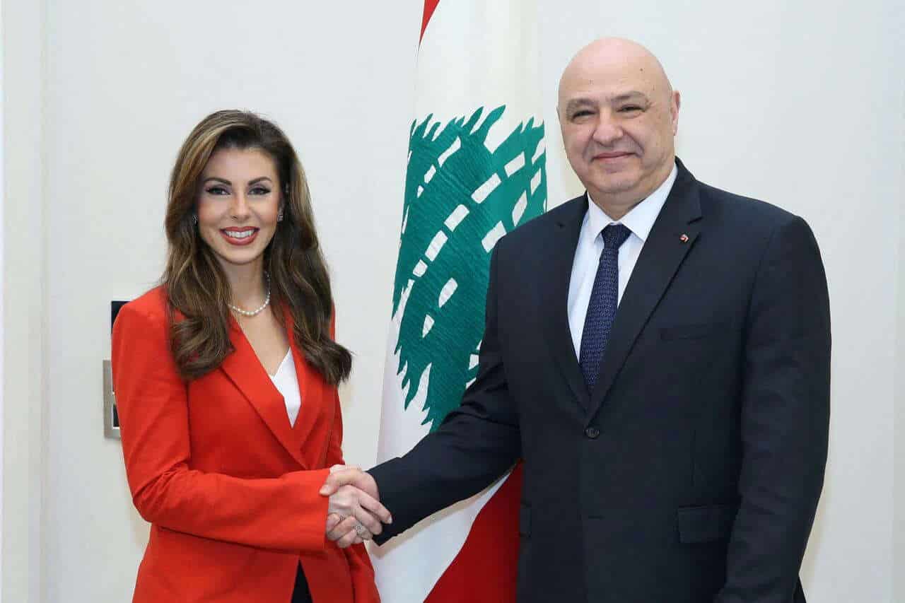 U.S. Deputy Special envoy for the Middle East Ortagus meets with Lebanese President Aoun in Baabda