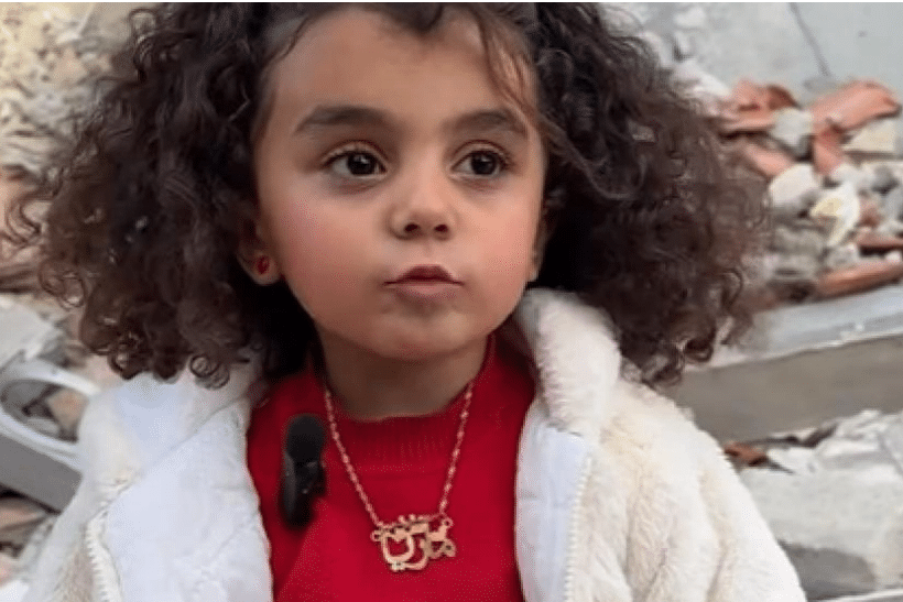 الطفلة الفلسطينية التي اشتهرت ماريا حنون